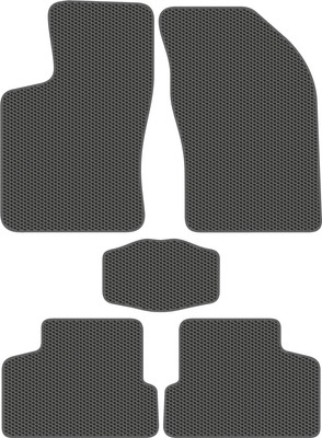 Комплект ковриков для авто Alicosta 0310_1_сер для Daewoo Nexia 2002-2016 (EVA соты, серый) - 