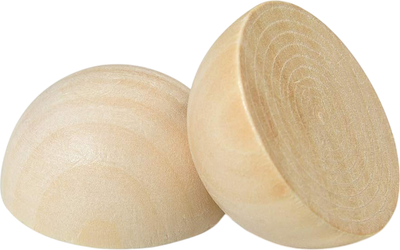 

Набор заготовок для творчества, Полусфера деревянная / h-ball30_x10