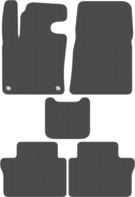 Комплект ковриков для авто Alicosta 2659_1_сер для FAW Bestune B70 III седан 2020-н.в. (EVA соты, серый) - 