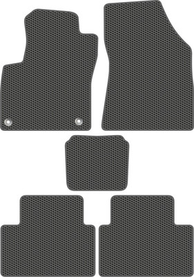 Комплект ковриков для авто Alicosta 2661_1_сер для FAW Bestune T55 I SUV 2021-н.в. (EVA соты, серый) - 