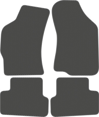 Комплект ковриков для авто Alicosta 3000_1_сер для Fiat Albea седан 2005-2012 (EVA соты, серый) - 
