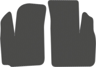 Комплект ковриков для авто Alicosta 3001_1_сер для Fiat Doblo автобус/263 2005-н.в. (EVA соты, серый) - 