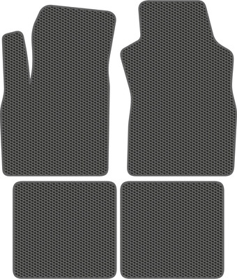 Комплект ковриков для авто Alicosta 0333_1_сер для Fiat Panda хэтчбек 5дв/169 2003-2012 (EVA соты, серый) -