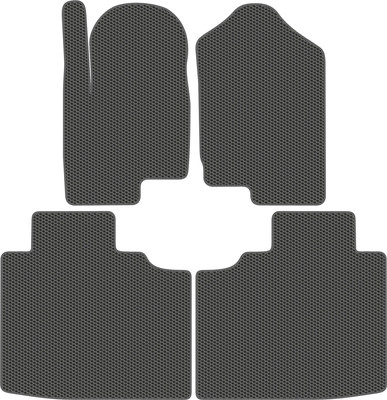 Комплект ковриков для авто Alicosta 3007_1_сер для Foton Mars 9 I пикап 2023-н.в. (EVA соты, серый) -