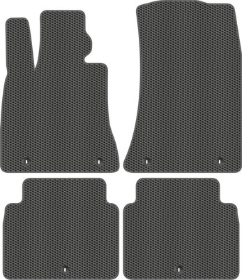 Комплект ковриков для авто Alicosta 3016_1_сер для Genesis G80 2020-н.в. (EVA соты, серый) - 