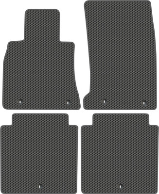 Комплект ковриков для авто Alicosta 3017_1_сер для Genesis G90 седан/HI 2018-н.в. (EVA соты, серый) - 