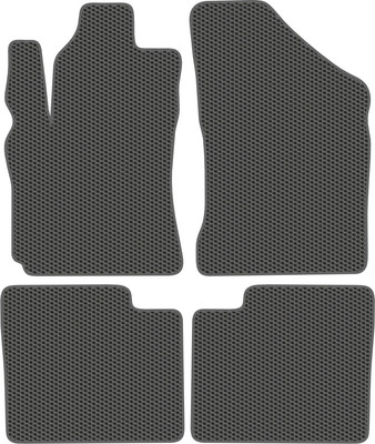Комплект ковриков для авто Alicosta 3021_1_сер для Great Wall Coolbear хэтчбек 5дв 2009-2012 (EVA соты, серый) - 