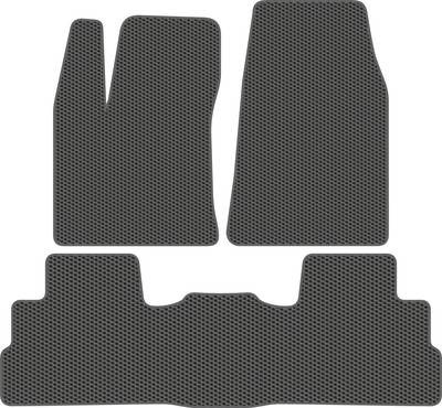 Комплект ковриков для авто Alicosta 1822_1_сер для Haval Dargo I SUV 2022-н.в. (EVA соты, серый) - 