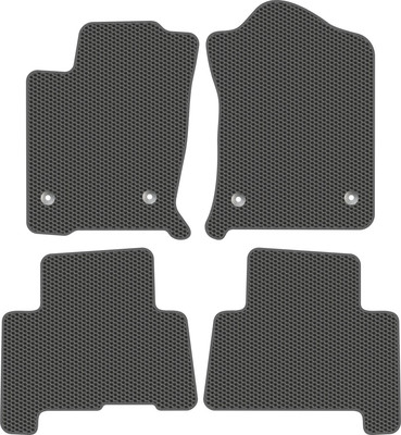 Комплект ковриков для авто Alicosta 3028_1_сер для Haval H9 SUV 7 мест 2015-н.в. (EVA соты, серый) - 