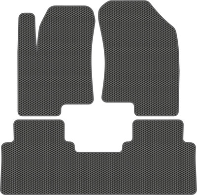 Комплект ковриков для авто Alicosta 1667_1_сер для Haval Jolion I SUV 2020-н.в. (EVA соты, серый) - 