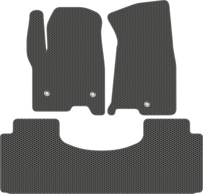 Комплект ковриков для авто Alicosta 2577_1_сер для Cadillac Escalade V SUV/GMT1XX 2020-н.в. (EVA соты, серый) - 