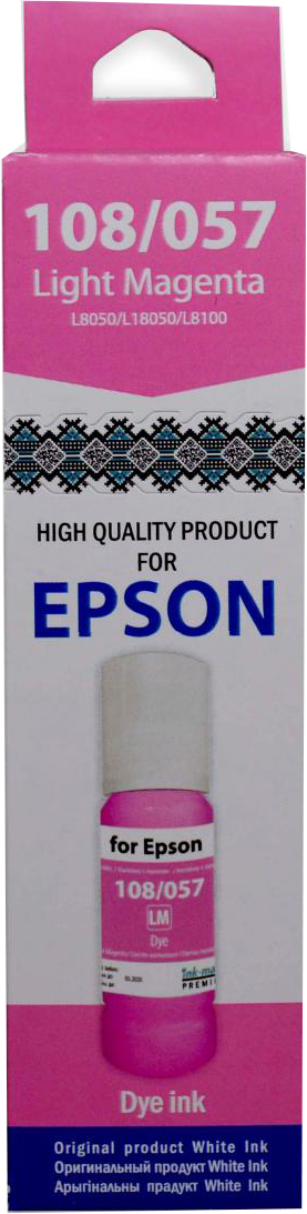 Контейнер с чернилами White Ink Epson 108/057 / 161080 (70мл, Light Magenta)