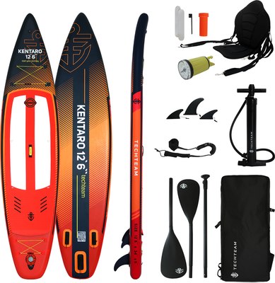 SUP-борд Tech Team Kentaro 12.6 / NN014636 (красный/черный) - 