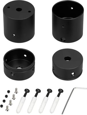 

Набор креплений для гибкого неона, MOONLIGHT-VT-CEILING-DL-D40-BLACK / 047343
