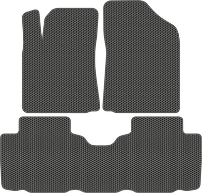 Комплект ковриков для авто Alicosta 2592_1_сер для Changan CS75 I SUV 2018-н.в. (EVA соты, серый) - 
