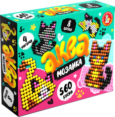 

Развивающая игра, Аквамозаика. Котики / 05775