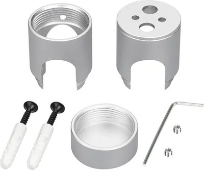 

Набор креплений для гибкого неона, MOONLIGHT-CYL-D18-DUO-SILVER / 047389