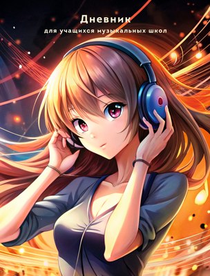 Дневник для музыкальной школы Listoff Дизайн 13 / ДМЛ254805 (48л) - 