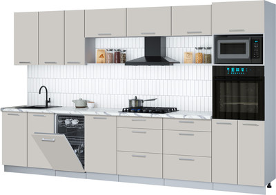 

Кухонный гарнитур, Мила Gloss 3.5-ПМ3