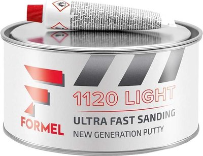Шпатлевка автомобильная Formel 1120 Полиэфирная универсальная сверхлегкая FM-1120 (200мл) - 