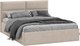 Каркас кровати ТриЯ Глосс универсальный тип 1 140x200 (микровелюр Wellmart Dark Beige) - 