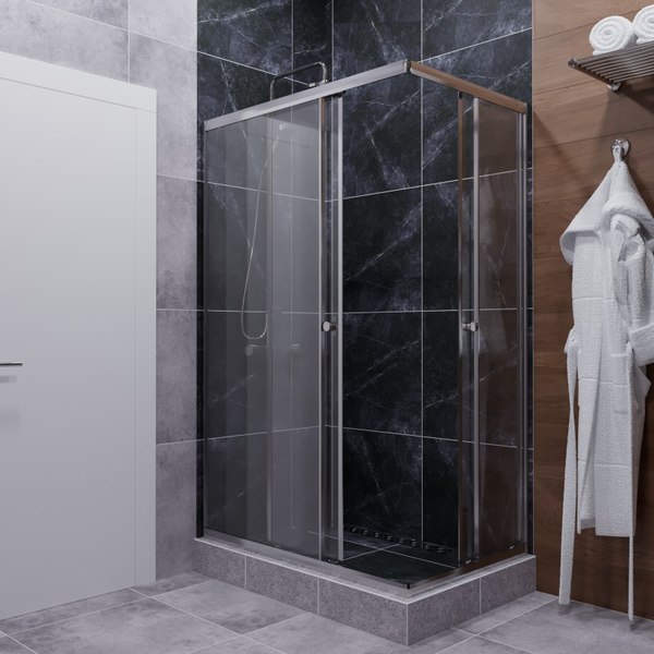 Купить Душевой уголок Maroni Stile Chromo-GLS 100x80 / Щ0000063968 в Минске