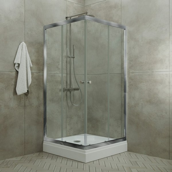 Купить Душевой уголок Maroni Stile Chromo-GLS 80x80 / Щ0000063966 в Минске