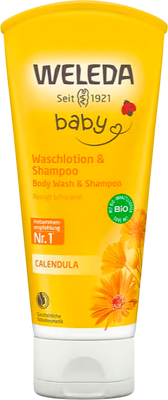 Шампунь-гель детский Weleda Календула (200мл) - 