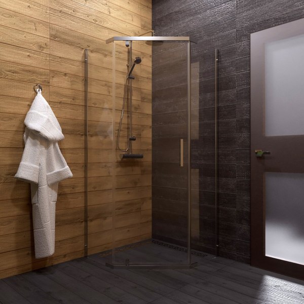 Купить Душевой уголок Maroni Espresso Chromo-GLS 90x90 / Щ0000064227 в Минске