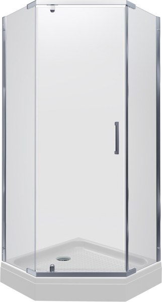 Купить Душевой уголок Maroni Espresso Chromo-GLS 90x90 / Щ0000064227 в Минске