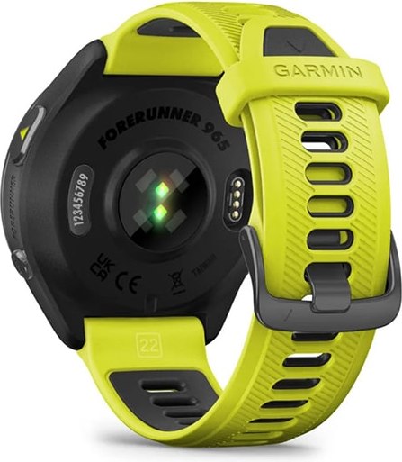 Умные часы Garmin Forerunner 965 47mm / 010-02809-112 (черный/желтый)