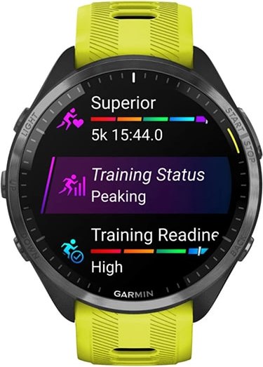 Умные часы Garmin Forerunner 965 47mm / 010-02809-112 (черный/желтый)