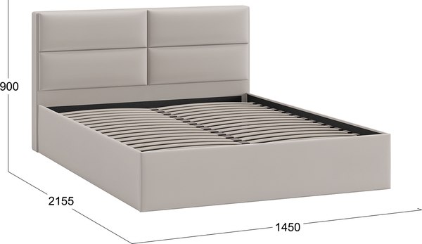 Купить Полуторная кровать ТриЯ Глосс универсальная тип 1 140x200 в Могилеве