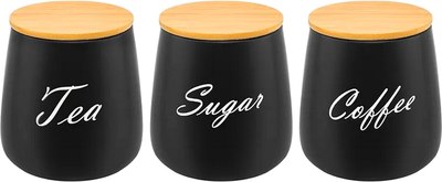

Набор емкостей для хранения, Tea. Coffe. Sugar / 111017