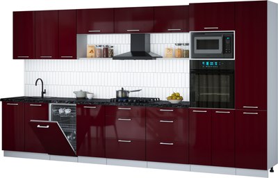 

Кухонный гарнитур, Мила Gloss 3.9-ПМ3
