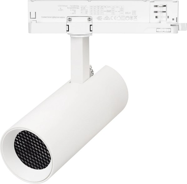 Трековый светильник Arlight LGD-GERA-2TR-R60-15W Day4000 WH 15deg / 055041