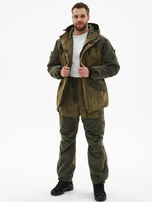 Костюм для охоты и рыбалки УРСУС Геркон-Весна/Осень хаки/темно-оливковый Финляндия / КОС448 (р.44-46, 182-188) - 