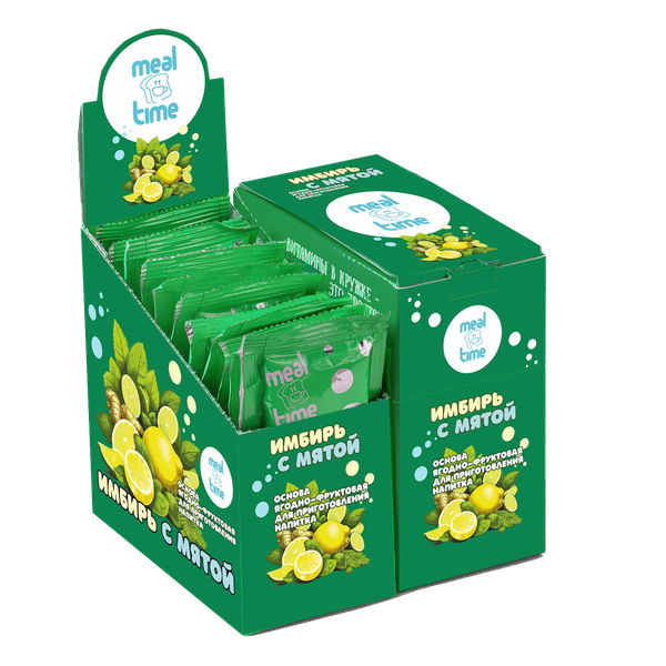 Чайный напиток Meal Time Имбирь с мятой (10x60г)