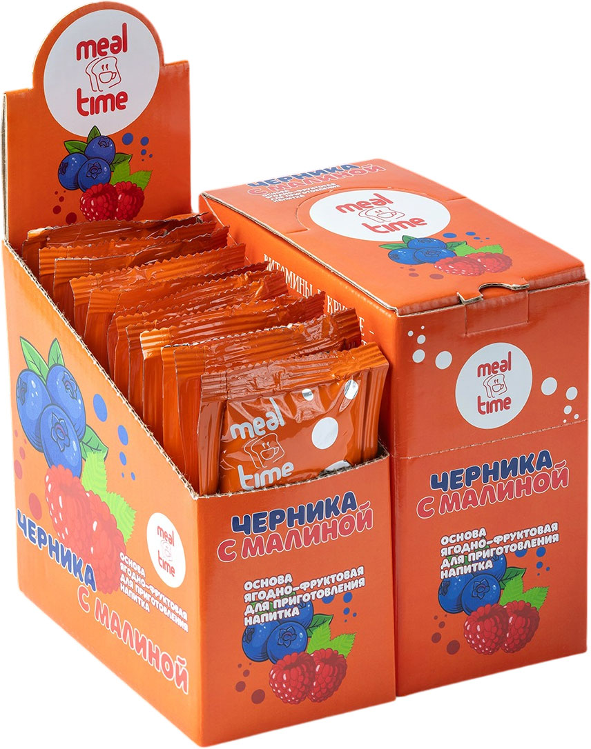 Чайный напиток Meal Time Черника с малиной (10x60г)