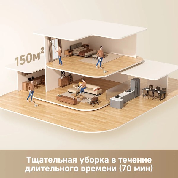 Купить Вертикальный пылесос Dreame Cordless Vacuum Cleaner R10s (VZV22A) в Бобруйске