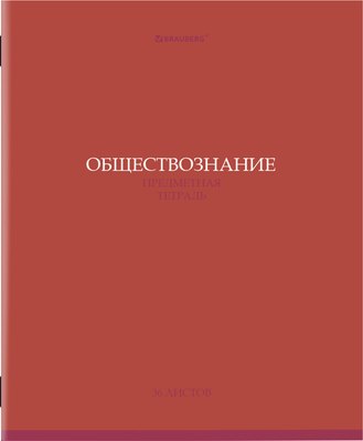 Тетрадь предметная Brauberg Колор. Обществознание / 405070 (36л) - 