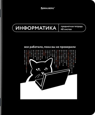 Тетрадь предметная Brauberg Мемы. Информатика / 405102 (48л) - 