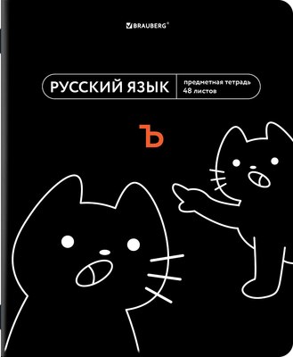 Тетрадь предметная Brauberg Мемы. Русский язык / 405105 (48л) - 