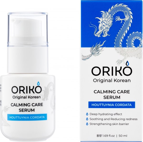 Сыворотка для лица Oriko Calming care serum with Houttuynia cordata extract (50мл)