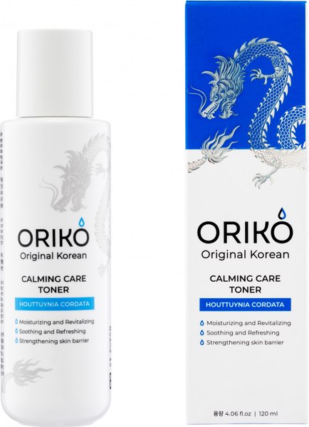 Тонер для лица Oriko Calming care toner with Houttuynia cordata extract (120мл)