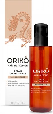 Гель для умывания Oriko Repair cleansing gel Microbiome care (150мл) - 