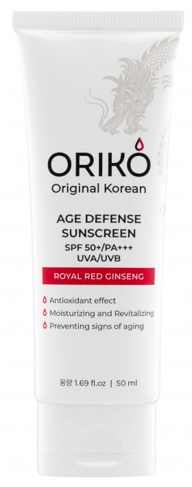 Крем солнцезащитный Oriko Royal Red Ginseng Age Defense Sunscreen SPF 50+ PA+++ (50мл)