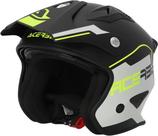 Мотошлем Acerbis JET Aria 22-06 / 0025055.457.064 (M, черный/флуоресцентный желтый)