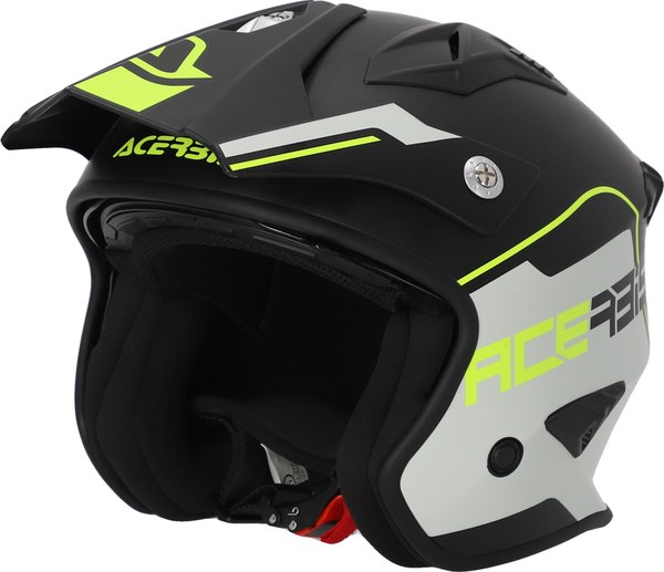 Мотошлем Acerbis JET Aria 22-06 / 0025055.457.064 (M, черный/флуоресцентный желтый)