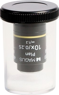 

Объектив для микроскопа, 10PL60V Plan 10x/0.25/1.2 H60мм / 85120
